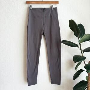 Freddy WRUP Fashion Leggings Womens Size 4 Gray Skinny Booty Boost Shaping Zip